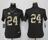 Women Nike Oakland Raiders #24 Lynch Anthracite Salute To Service Limited Jersey,baseball caps,new era cap wholesale,wholesale hats